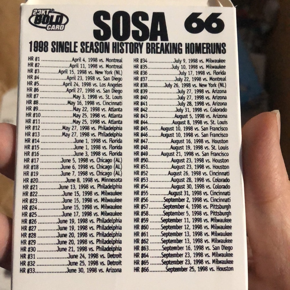 ⚾️McGwire-Sosa⚾️ - Picture 5 of 6